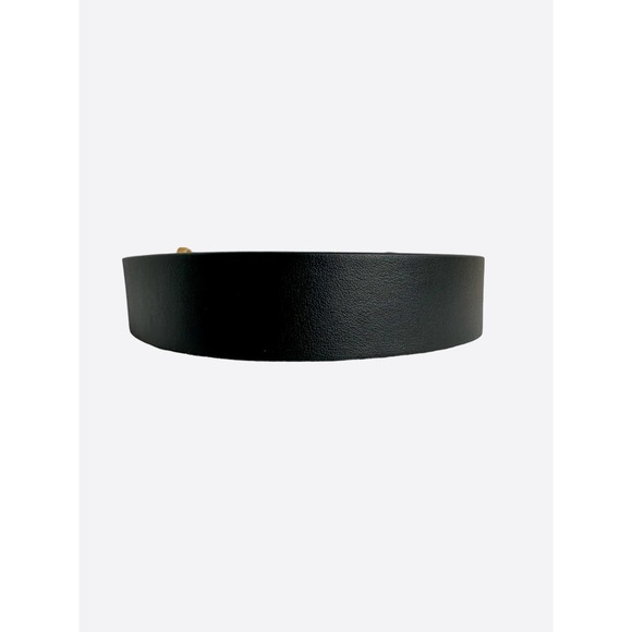Dior Black & White Reversible Gold Buckle Belt main image 5